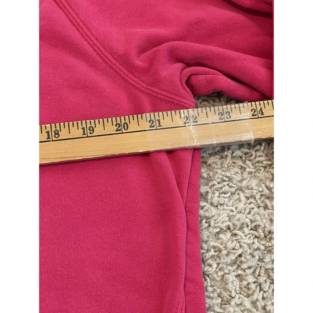 Nike Hoodie Pink Women's XL 16-18 Hooded  Spell Out Y2K